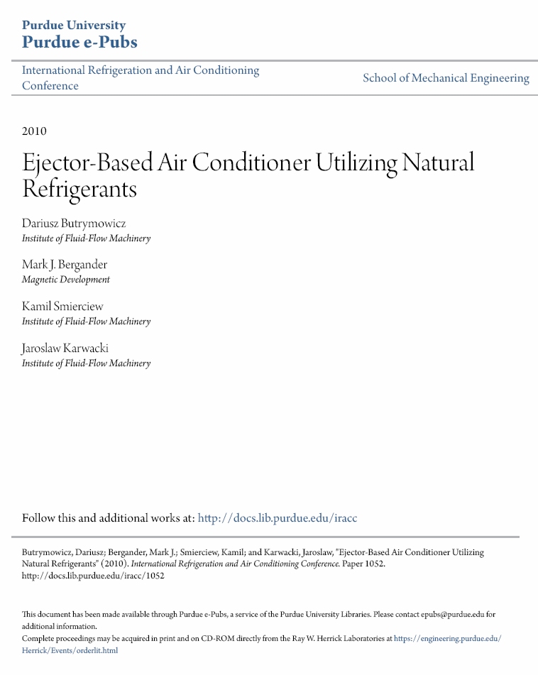 Ejector based air conditioning using natural refrigerants | HY-SAVE® Technologies Ejector based air conditioning using natural refrigerants