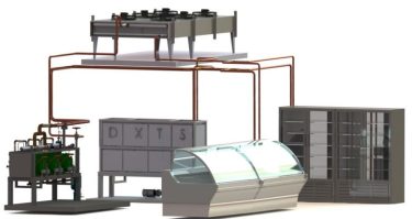 DXTS_supermarket_rack1.32bJPG | HY-SAVE® Technologies DXTS-Thermo-Storage-Refrigeration